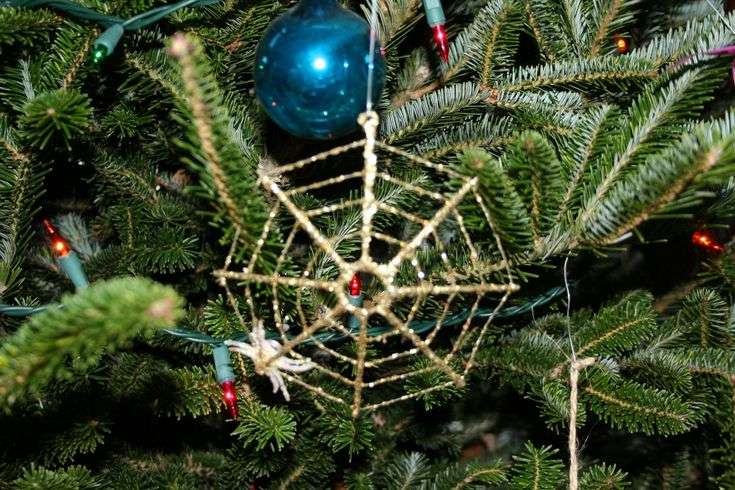 Ukraine spiderweb decoration is based on a heart-warming folklore.