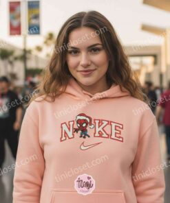 Spider-Man Embroidered Hoodie, Chibi Spiderman Christmas Sweatshirt, Cute Marvel Xmas Crewneck, Holiday Gift for Him Her 1 Spider Man Embroidered Hoodie, Chibi Spiderman Christmas Sweatshirt, Cute Marvel Xmas Crewneck, Holiday Gift for Him Her (1)