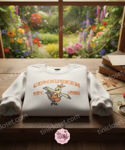 Combusken Anime Embroidery Pullover, Just Because Gift For Him, Gen 3 Pokemon Merch
