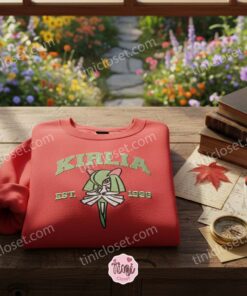 Kirlia Embroidery Sweatshirt, Custom Pokemon Crewneck, Galentine Gift Ideas for Bestie 2 Kirlia Embroidery Sweatshirt, Custom Pokemon Crewneck, Galentine Gift Ideas for Bestie (3)