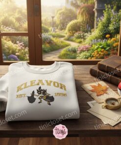 Kleavor Embroidered Sweatshirt, Hisuian Pokemon Crewneck, Just Because Gift For Him