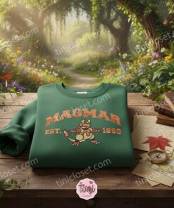 Magmar Est 1996 Embroidered Pullover, Spitfire Pokemon Shirt, Boyfriend Hoodie Gift 1 Magmar Est 1996 Embroidered Pullover, Spitfire Pokemon Shirt, Boyfriend Hoodie Gift (1)