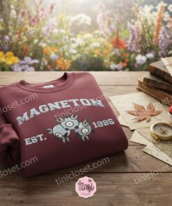 Magneton Pokemon Embroidered Sweatshirt, Magnetic Anime Pullover, Connection Couple Shirts 3 Magneton Pokemon Embroidered Sweatshirt, Magnetic Anime Pullover, Connection Couple Shirts (4)