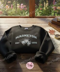 Magneton Pokemon Embroidered Sweatshirt, Magnetic Anime Pullover, Connection Couple Shirts 4 Magneton Pokemon Embroidered Sweatshirt, Magnetic Anime Pullover, Connection Couple Shirts (5)