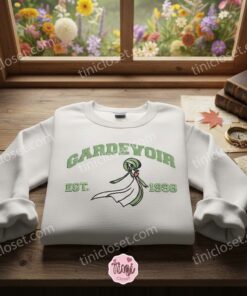 Gardevoir Embroidered Sweatshirt, Pokemon Est 1996 Anime Top, Galentine Gift Ideas 3 Gardevoir Embroidered Sweatshirt, Pokemon Est 1996 Anime Top, Galentine Gift Ideas (4)