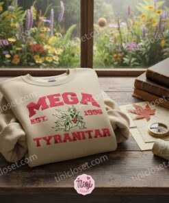 Mega Tyranitar Embroidered Sweatshirt, Est. 1996 Pokemon Inspired Hoodie, Custom Anime Apparel 2 Mega Tyranitar Embroidered Sweatshirt, Est. 1996 Pokemon Inspired Hoodie, Custom Anime Apparel (2)