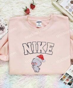 Milk Bear Xmas Embroidered Shirt, Cartoon Characters Embroidered Hoodie, Best Christmas Gift 3