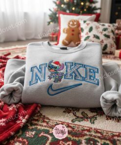 Stitch Tangled in Christmas Lights Embroidered Hoodie, Holiday Magic Experiment 626 Sweatshirt, Ohana Spirit Xmas Apparel, Gift for Him Her 4 Stitch Tangled in Christmas Lights Embroidered Hoodie, Holiday Magic Experiment 626 Sweatshirt, Ohana Spirit Xmas Apparel, Gift for Him Her (3)