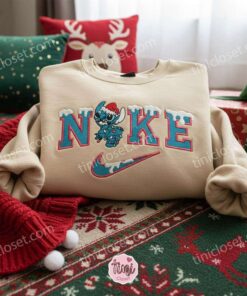 Stitch Tangled in Christmas Lights with Snow Embroidered Hoodie, Snowy Holiday Experiment 626 Sweatshirt, Disney Winter Magic Apparel, Gift for Him Her 2 Stitch Tangled in Christmas Lights with Snow Embroidered Hoodie, Snowy Holiday Experiment 626 Sweatshirt, Disney Winter Magic Apparel, Gift for Him Her (3)