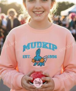 Mudkip Embroidered Sweatshirt, Vintage Pokemon Est. 1996 Crewneck (1)