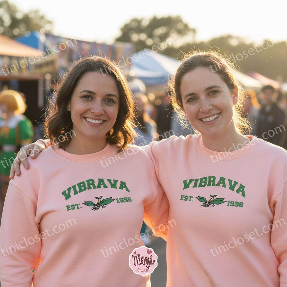 Vibrava Embroidered Sweatshirt, Vintage Est. 1996 Pokemon Crewneck, Hoenn Dragon Type Pullover Vibrava Embroidered Sweatshirt, Vintage Est. 1996 Pokemon Crewneck, Hoenn Dragon Type Pullover