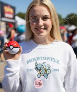 Wartortle Embroidered Sweatshirt, Vintage Est. 1996 Pokemon Crewneck, Kanto Water Type Pullover 2 Wartortle Embroidered Sweatshirt, Vintage Est. 1996 Pokemon Crewneck, Kanto Water Type Pullover (3)