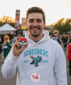 Shinx Embroidered Sweatshirt, Vintage Est. 1996 Pokemon Crewneck, Sinnoh Electric Type Pullover 1 Shinx Embroidered Sweatshirt, Vintage Est. 1996 Pokemon Crewneck, Sinnoh Electric Type Pullover (1)