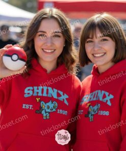 Shinx Embroidered Sweatshirt, Vintage Est. 1996 Pokemon Crewneck, Sinnoh Electric Type Pullover 2 Shinx Embroidered Sweatshirt, Vintage Est. 1996 Pokemon Crewneck, Sinnoh Electric Type Pullover (2)