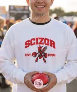 Scizor Embroidered Sweatshirt, Vintage Est. 1996 Pokemon Crewneck, Retro Anime Gift