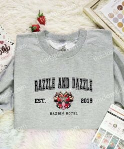Razzle And Dazzle Hazbin Hotel Embroidered Shirt, Cartoon Embroidered Hoodie, Best Gift Idea 2 Razzle And Dazzle Hazbin Hotel Embroidered Shirt, Cartoon Embroidered Hoodie, Best Gift Idea (3)