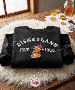 Disneyland Pooh Santa Hat Embroidered Sweatshirt, Disney Christmas Embroidered Sweatshirt, Best Christmas Gift Ideas 2 Disneyland Pooh Santa Hat Embroidered Sweatshirt, Disney Christmas Embroidered Sweatshirt, Best Christmas Gift Ideas (3)