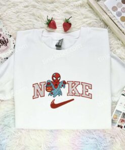 Spider Man Marvel Halloween Team Embroidered Shirt, Movie Embroidered Hoodie, Halloween Embroidered T Shirt (3)