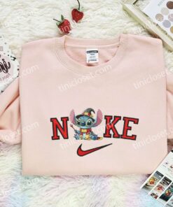 Stitch Harry Potter Embroidered Shirt, Disney Characters Embroidered Hoodie, Halloween Embroidered T Shirt (3)