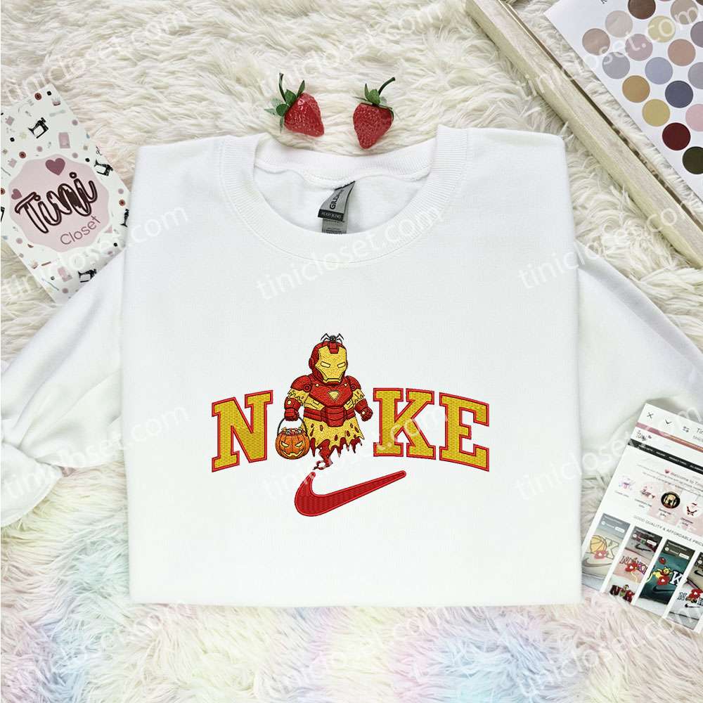 Tony Stark Marvel Halloween Team Embroidered Shirt, Movie Embroidered Hoodie, Halloween Embroidered T-Shirt Tony Stark Marvel Halloween Team Embroidered Shirt, Movie Embroidered Hoodie, Halloween Embroidered T-Shirt