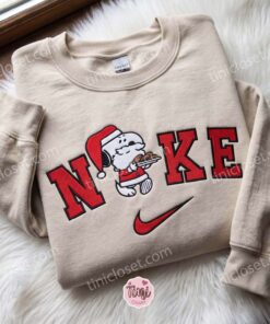 Santa Snoopy Christmas Embroidered Sweatshirt, Holiday Crewneck, Cozy Gifts For Girlfriend, Boyfriend Hoodie Gift 1 Santa Snoopy Christmas Embroidered Sweatshirt, Holiday Crewneck, Cozy Gifts For Girlfriend, Boyfriend Hoodie Gift (2)