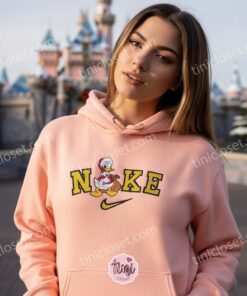 Christmas Donald Duck Santa Embroidered Sweatshirt, Disney Movie Christmas Embroidered Shirt, Best Christmas Gift Ideas (1)