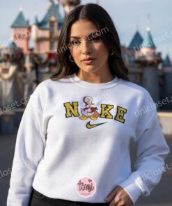 Christmas Donald Duck Santa Embroidered Sweatshirt, Disney Movie Christmas Embroidered Shirt, Best Christmas Gift Ideas