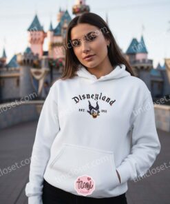 Daisy Duck Maleficent Evil Est. 1955 Embroidered Sweatshirt, Halloween Embroidered Shirt, Disney Embroidered Hoodie (1)