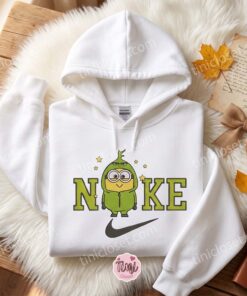 Minion Grinch Embroidered Sweatshirt, Movie Embroidered Shirt, Best Christmas Day Gift Ideas 2 Minion Grinch Embroidered Sweatshirt, Movie Embroidered Shirt, Best Christmas Day Gift Ideas (3)