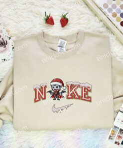 Vampire Dracula Xmas Embroidered Shirt, Halloween Embroidered Hoodie, Christmas Embroidered T Shirt (2)