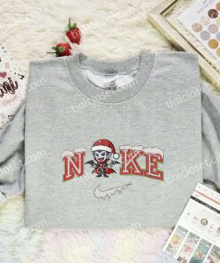 Vampire Dracula Xmas Embroidered Shirt, Halloween Embroidered Hoodie, Christmas Embroidered T Shirt (3)