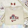 Chibi Akaza Embroidered Shirt, Demon Slayer Embroidered Hoodie, Anime Embroidered T-Shirt