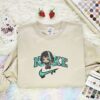 Chibi Muichiro Embroidered Shirt, Demon Slayer Embroidered Hoodie, Anime Embroidered T-Shirt