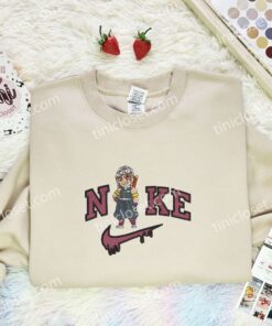 Chibi Uzui Tengen Embroidered Shirt, Demon Slayer Embroidered Hoodie, Anime Embroidered T Shirt (2)
