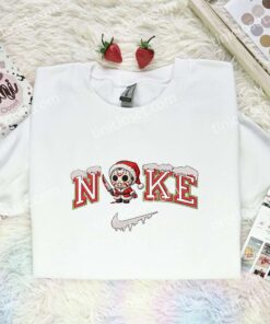 Jason Voorhees Xmas Embroidered Shirt, Halloween Embroidered Hoodie, Christmas Embroidered T Shirt (3)