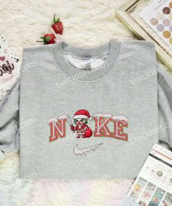Joker Xmas Embroidered Shirt, Halloween Embroidered Hoodie, Christmas Embroidered Sweatshirt (3)