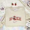 Joker Xmas Embroidered Shirt, Halloween Embroidered Hoodie, Christmas Embroidered Sweatshirt