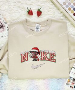 Freddy Krueger Xmas Embroidered Shirt, Halloween Embroidered Hoodie, Christmas Embroidered T Shirt (2)