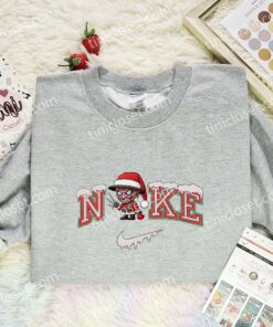 Freddy Krueger Xmas Embroidered Shirt, Halloween Embroidered Hoodie, Christmas Embroidered T Shirt (3)