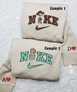 Woody and Bo Peep Embroidered Couple Shirts 1