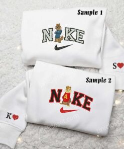 Alvin and Simon Chipmunks Embroidered Shirts, Cartoon Characters Embroidered Sweatshirts, Couple Embroidered Hoodies