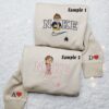 Carl and Ellie Up Embroidered Shirts, Disney Characters Embroidered Sweatshirts, Couple Embroidered Hoodies