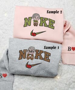 Carl and Ellie Up Movie Embroidered Couple Shirts 3