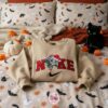 Friday the 626th Stitch Jason Voorhees Embroidered Hoodie, Horror Movie Mashup Halloween Sweatshirt, Spooky Experiment 626 Apparel, Gift for Him Her