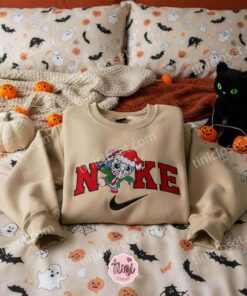 Friday the 626th Stitch Jason Voorhees Embroidered Hoodie, Horror Movie Mashup Halloween Sweatshirt, Spooky Experiment 626 Apparel, Gift for Him Her