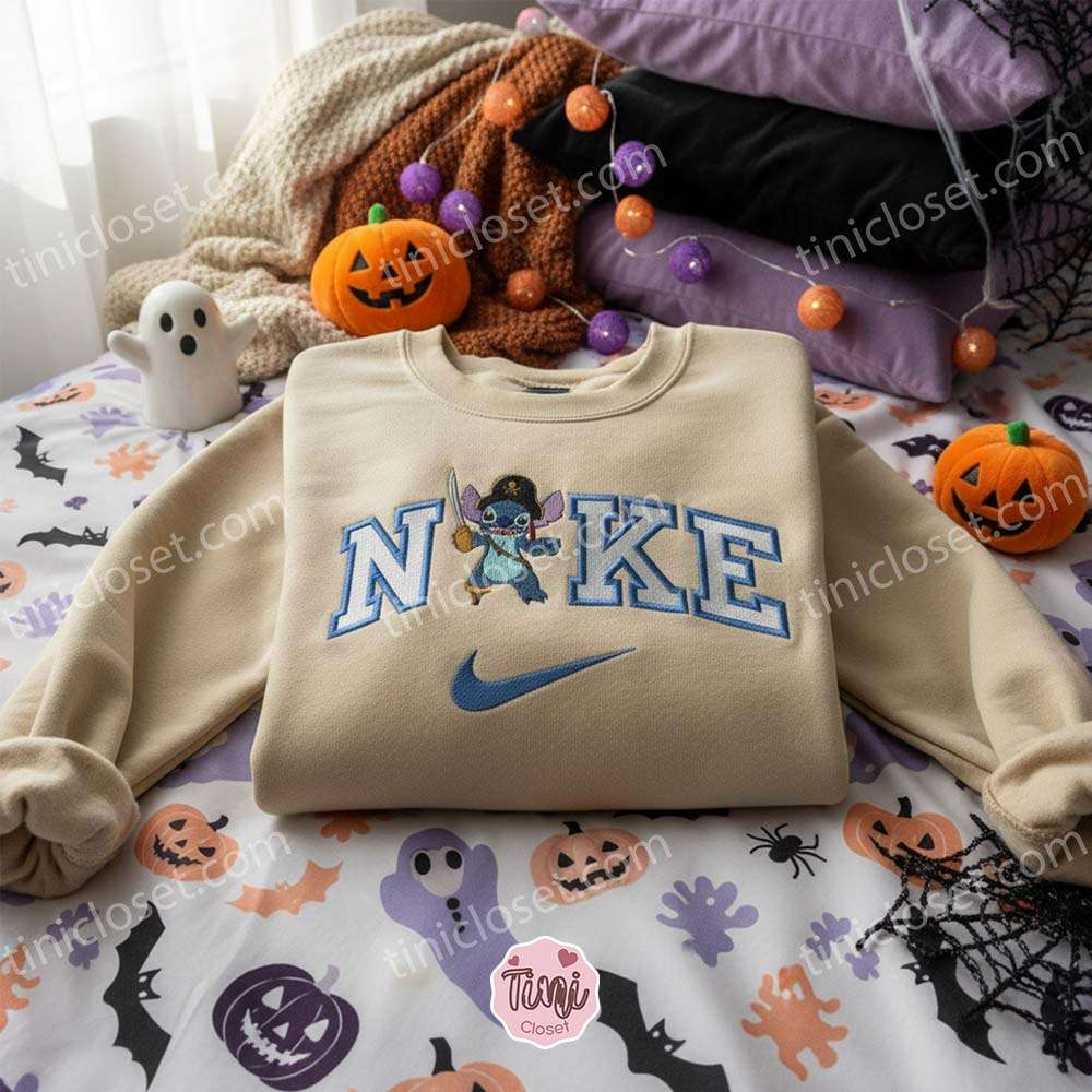 Stitch Cosplay Pirate Captain Halloween Embroidered Sweatshirt, Custom Treasure Hunt Stitchmas Hoodie, Ohana Pirate King Spirit Shirt, Gift for Him Her Stitch Cosplay Pirate Captain Halloween Embroidered Sweatshirt, Custom Treasure Hunt Stitchmas Hoodie, Ohana Pirate King Spirit Shirt, Gift for Him Her