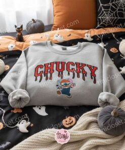 Stitch as Chucky Child's Play Embroidered Sweatshirt, Horror Movie Mashup Stitch Hoodie, Custom Spooky Disney Shirt, Gift for Him Her 2 Stitch as Chucky Child's Play Embroidered Sweatshirt, Horror Movie Mashup Stitch Hoodie, Custom Spooky Disney Shirt, Gift for Him Her (3)