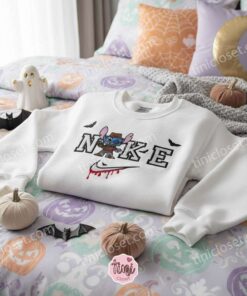 Stitch Freddy Krueger Drip Swoosh Halloween Embroidered Hoodie, Nightmare on Elm Street Experiment 626 Sweatshirt, Spooky Streetwear Horror Apparel, Gift for Him Her 2 Stitch Freddy Krueger Drip Swoosh Halloween Embroidered Hoodie, Nightmare on Elm Street Experiment 626 Sweatshirt, Spooky Streetwear Horror Apparel, Gift for Him Her (3)