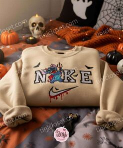 Stitch Cosplay Devil Halloween Embroidered Hoodie, Little Devil Experiment 626 Sweatshirt, Spooky Disney Mischief Apparel, Gift for Him Her