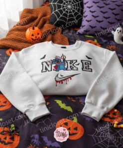 Stitch Cosplay Devil Halloween Embroidered Hoodie, Little Devil Experiment 626 Sweatshirt, Spooky Disney Mischief Apparel, Gift for Him Her 1 Stitch Cosplay Devil Halloween Embroidered Hoodie, Little Devil Experiment 626 Sweatshirt, Spooky Disney Mischief Apparel, Gift for Him Her (2)